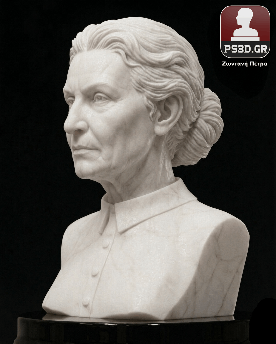 Μαρμαρογλυπτική | PS3D Portrait Sculpture Αγάλματα · Μαρμάρινα γλυπτά · Έργα τέχνης · Προτομές σε φυσικό μάρμαρο Δημιουργούμε μαρμάρινες προτομές & μαρμάρινα αγάλματα από φωτογραφίες. PS3D Portrait Sculpture WWW.PS3D.GR Custom Sculpture by Photo | Marble Head Bust  Works of art and busts in natural marble. We create marble portrait sculptures & busts from your photographs.