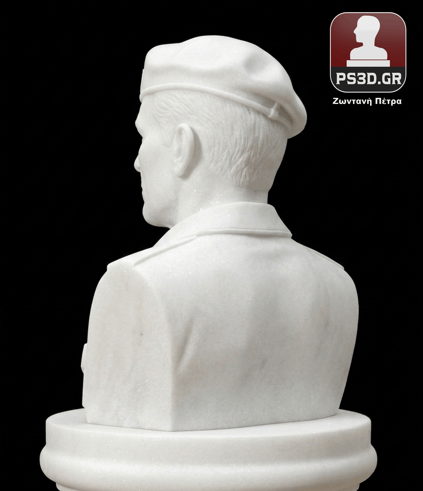 Μαρμαρογλυπτική | PS3D Portrait Sculpture Αγάλματα · Μαρμάρινα γλυπτά · Έργα τέχνης · Προτομές σε φυσικό μάρμαρο Δημιουργούμε μαρμάρινες προτομές & μαρμάρινα αγάλματα από φωτογραφίες. PS3D Portrait Sculpture WWW.PS3D.GR Custom Sculpture by Photo | Marble Head Bust  Works of art and busts in natural marble. We create marble portrait sculptures & busts from your photographs.