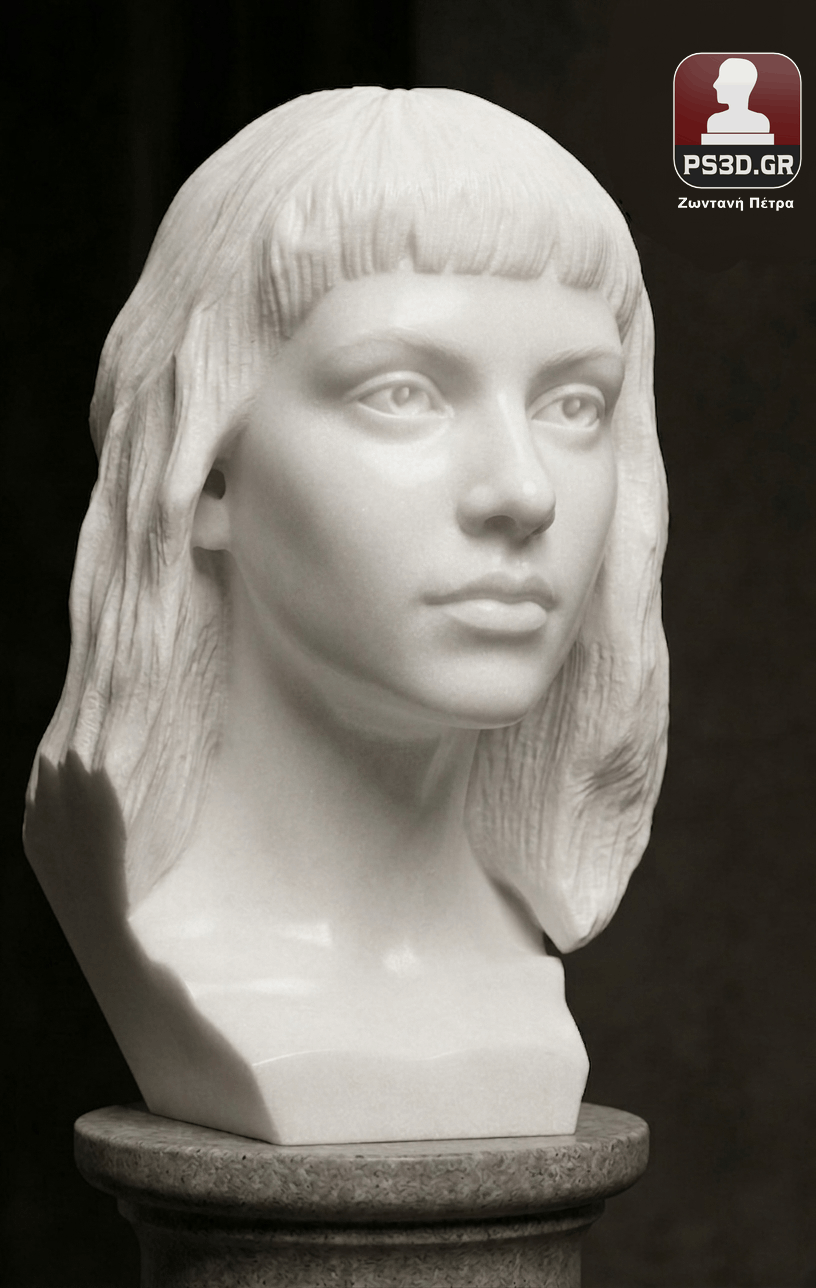 Μαρμαρογλυπτική | PS3D Portrait Sculpture Αγάλματα · Μαρμάρινα γλυπτά · Έργα τέχνης · Προτομές σε φυσικό μάρμαρο Δημιουργούμε μαρμάρινες προτομές & μαρμάρινα αγάλματα από φωτογραφίες. PS3D Portrait Sculpture WWW.PS3D.GR Custom Sculpture by Photo | Marble Head Bust  Works of art and busts in natural marble. We create marble portrait sculptures & busts from your photographs.