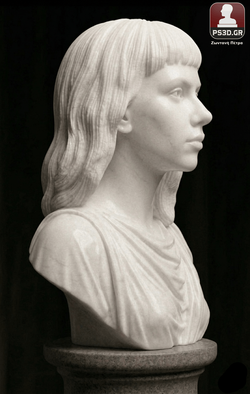 Μαρμαρογλυπτική | PS3D Portrait Sculpture Αγάλματα · Μαρμάρινα γλυπτά · Έργα τέχνης · Προτομές σε φυσικό μάρμαρο Δημιουργούμε μαρμάρινες προτομές & μαρμάρινα αγάλματα από φωτογραφίες. PS3D Portrait Sculpture WWW.PS3D.GR Custom Sculpture by Photo | Marble Head Bust  Works of art and busts in natural marble. We create marble portrait sculptures & busts from your photographs.