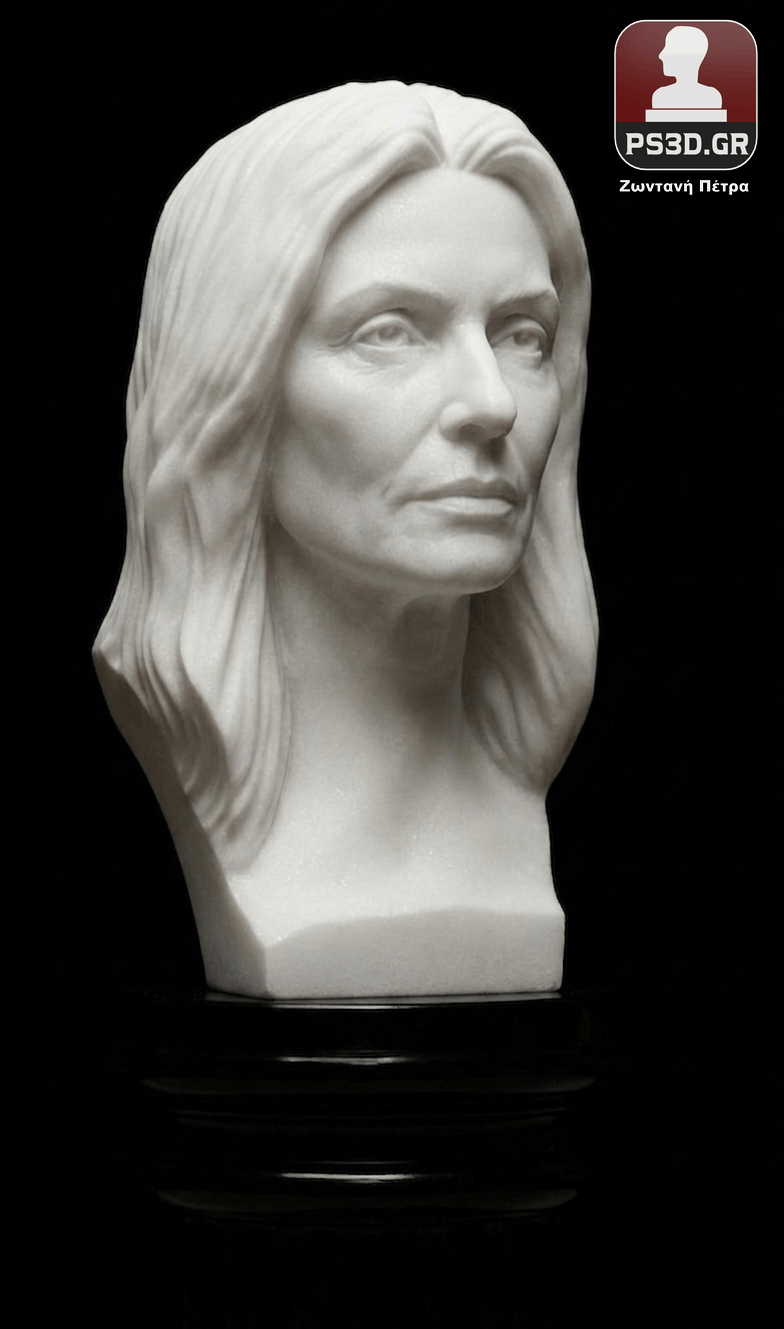 Μαρμαρογλυπτική | PS3D Portrait Sculpture Αγάλματα · Μαρμάρινα γλυπτά · Έργα τέχνης · Προτομές σε φυσικό μάρμαρο Δημιουργούμε μαρμάρινες προτομές & μαρμάρινα αγάλματα από φωτογραφίες. PS3D Portrait Sculpture WWW.PS3D.GR Custom Sculpture by Photo | Marble Head Bust  Works of art and busts in natural marble. We create marble portrait sculptures & busts from your photographs.