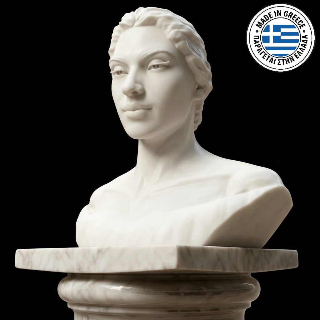 Μαρμαρογλυπτική | PS3D Portrait Sculpture Αγάλματα · Μαρμάρινα γλυπτά · Έργα τέχνης · Προτομές σε φυσικό μάρμαρο Δημιουργούμε μαρμάρινες προτομές & μαρμάρινα αγάλματα από φωτογραφίες. PS3D Portrait Sculpture WWW.PS3D.GR Custom Sculpture by Photo | Marble Head Bust Works of art and busts in natural marble. We create marble portrait sculptures & busts from your photographs.